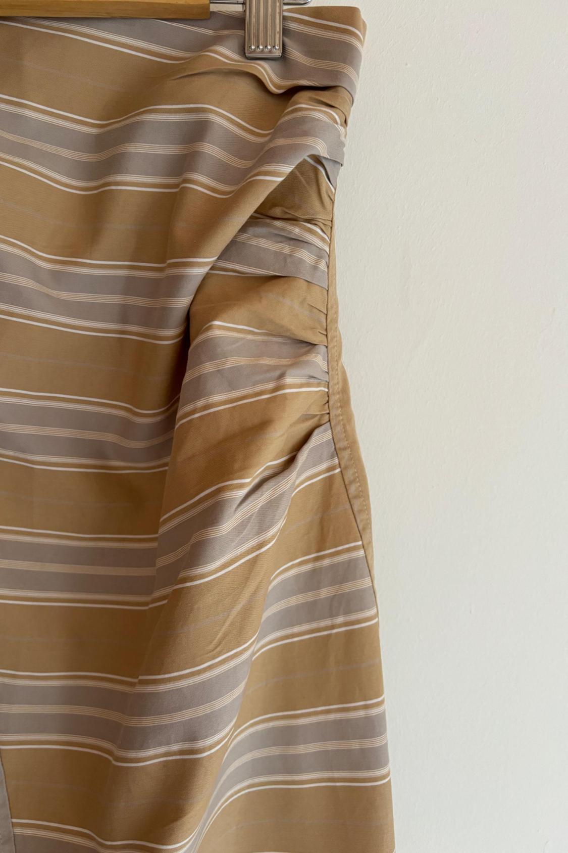 DRAPED MIDI SKIRT - Image 4