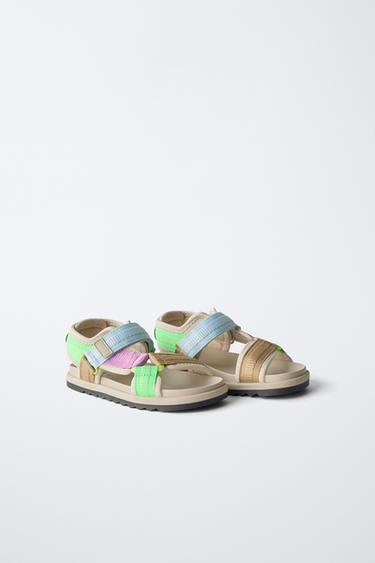 SANDALIA TÉCNICA - Blanco Crudo de Zara