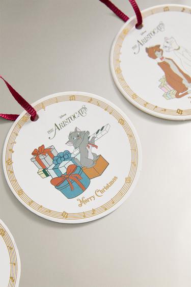 PACK OF THE ARISTOCATS ©DISNEY CHRISTMAS GIFT TAGS (PACK OF 12) - Multicoloured by Zara - Image 2