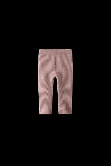 KASCHMIR-RIB-LEGGINGS - Rosa von Zara