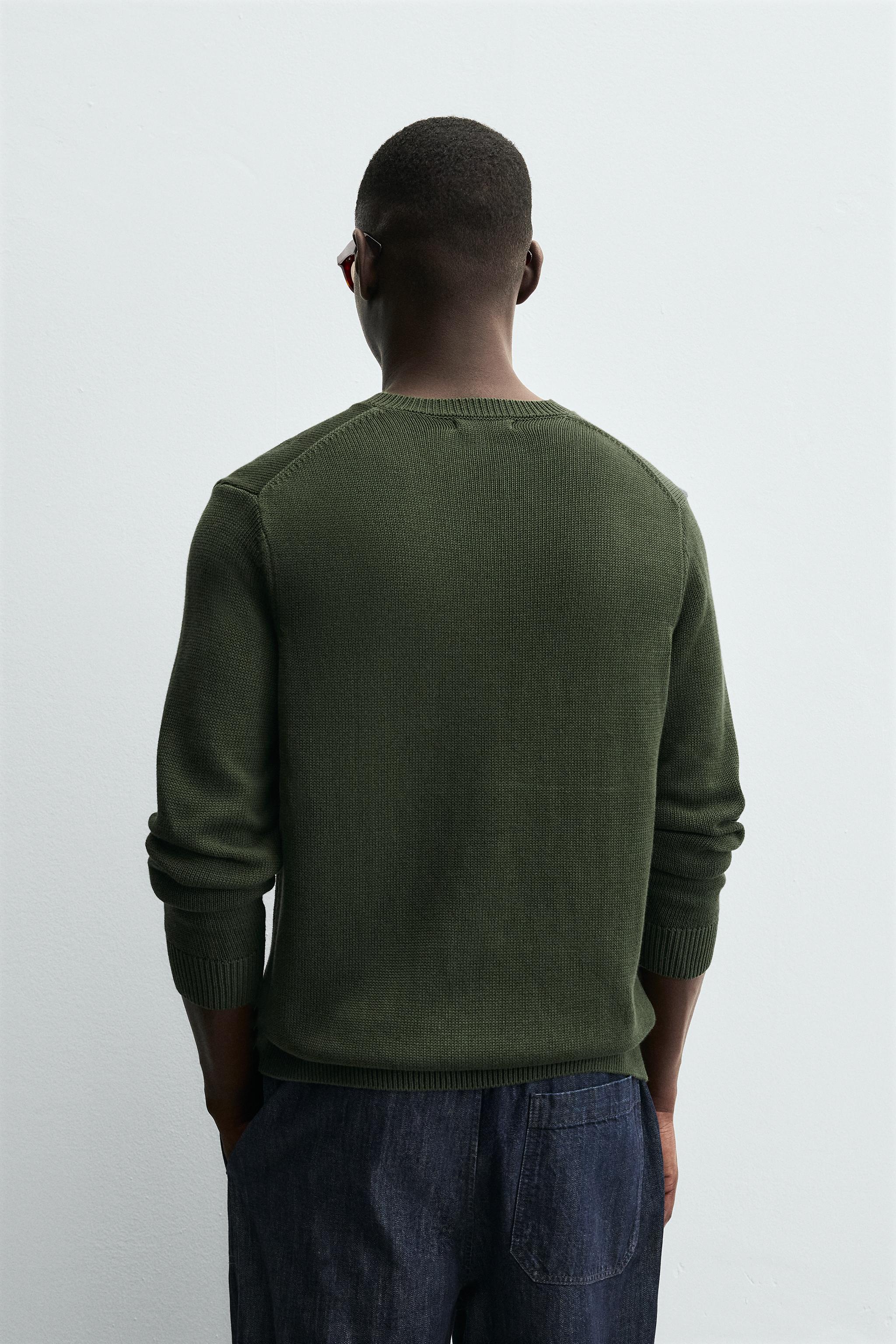 スウェット・トレーナー *STONE * Organic Soft Cotton Man to Man Military Green 9003 Santa Barbara Fleece Sweatshirt - Military Green | NLA