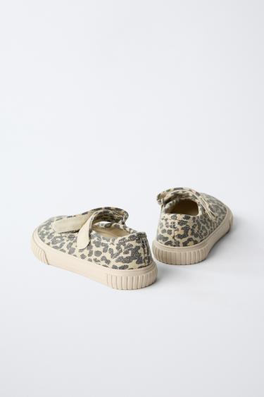 BAREFOOT ANIMAL PRINT PLIMSOLLS - Sand Brown by Zara - Image 6