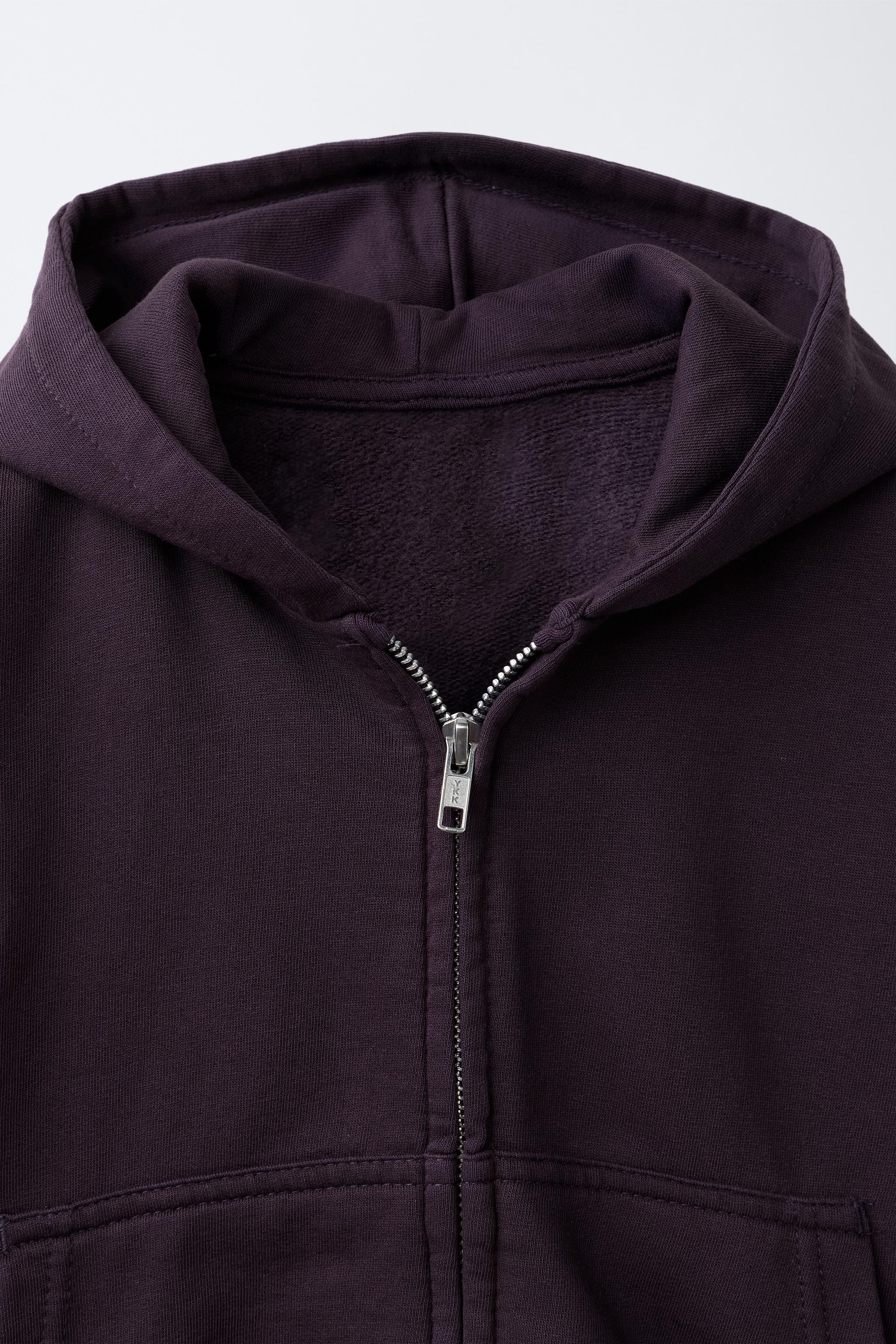SWEAT ZIPPÉ EN MOLLETON