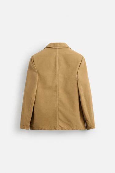 BLAZER DÉLAVÉ RELAXED FIT - Tabac de Zara - Image 7