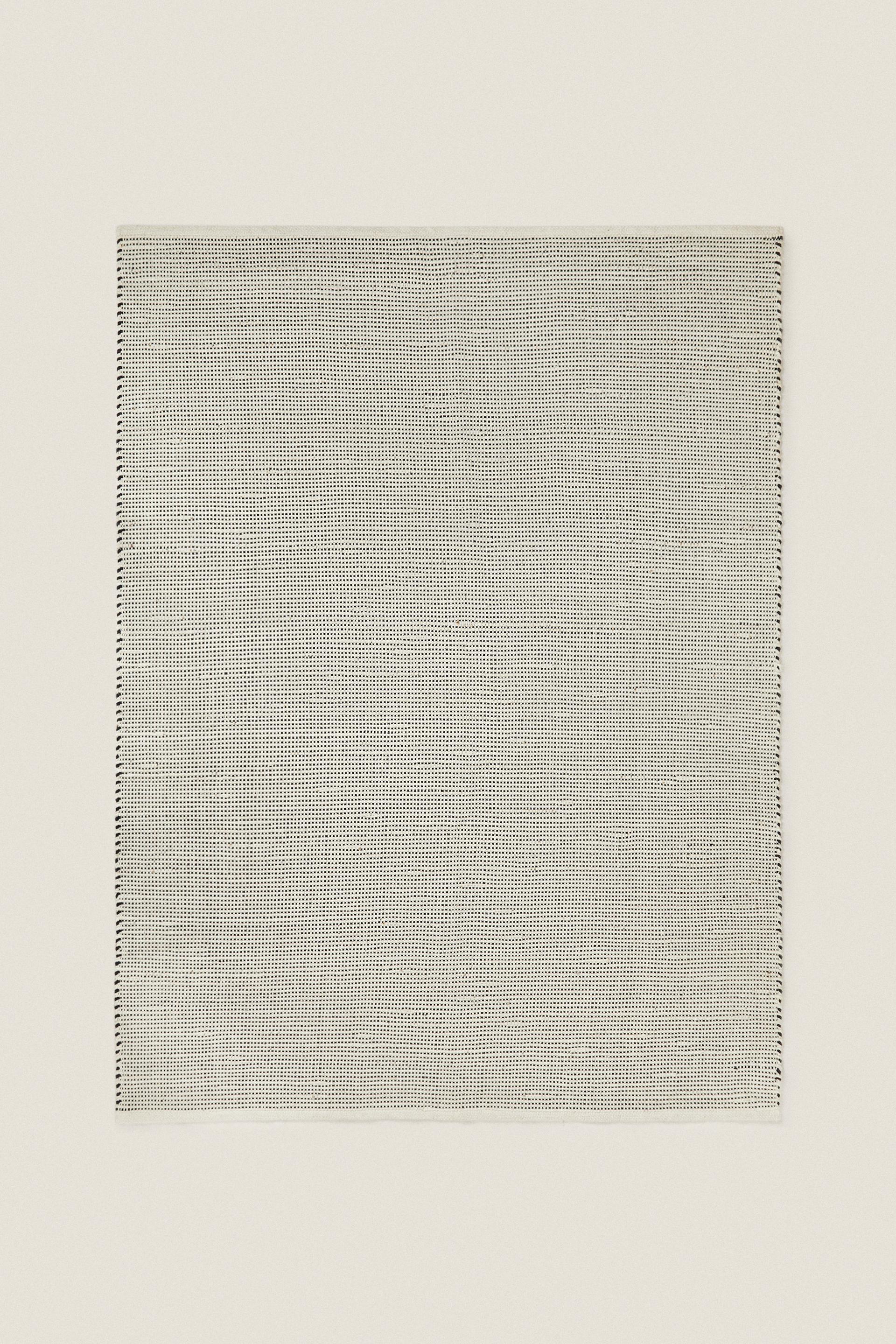 FLECKED RUG Oysterwhite ZARA United Kingdom