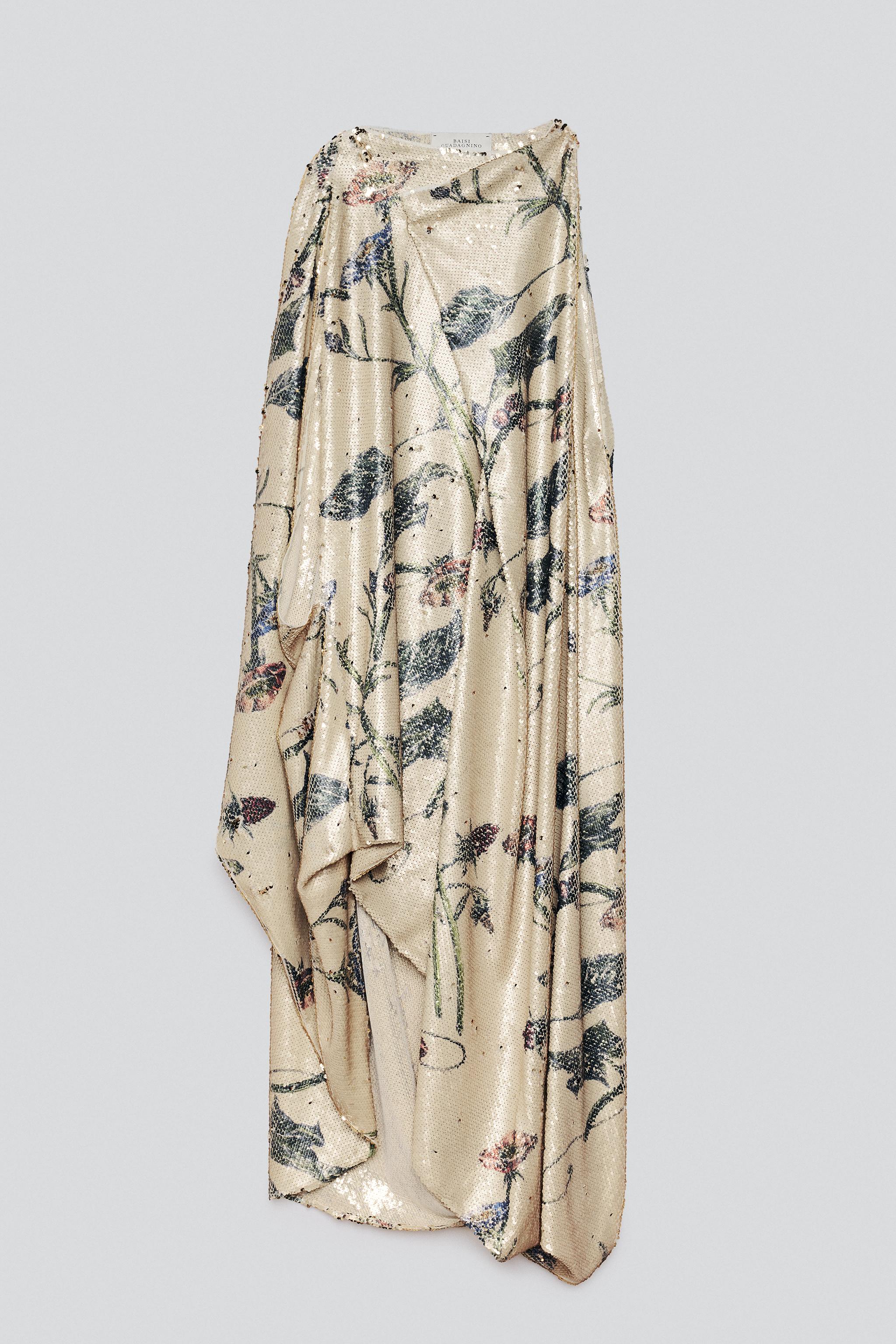 PRINTED SEQUIN DRESS - thumbnail 3
