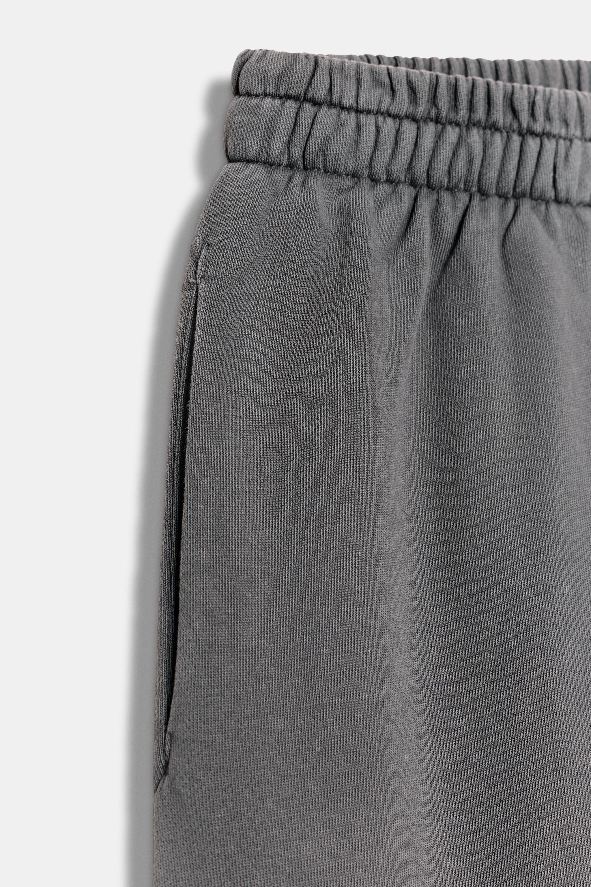 PANTALON LARGE EFFET DÉLAVÉ