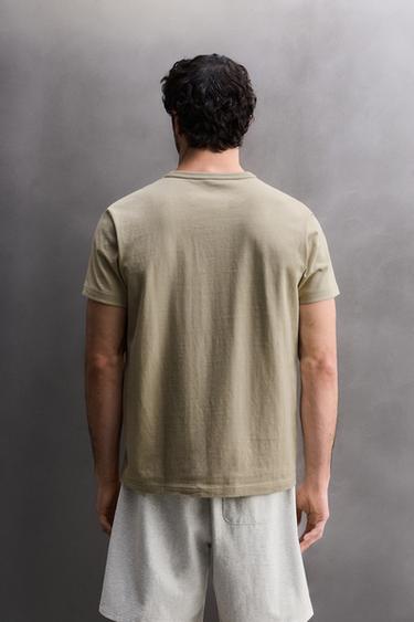 T-SHIRT RELAXED FIT HEAVYWEIGHT - Sable de Zara - Image 2