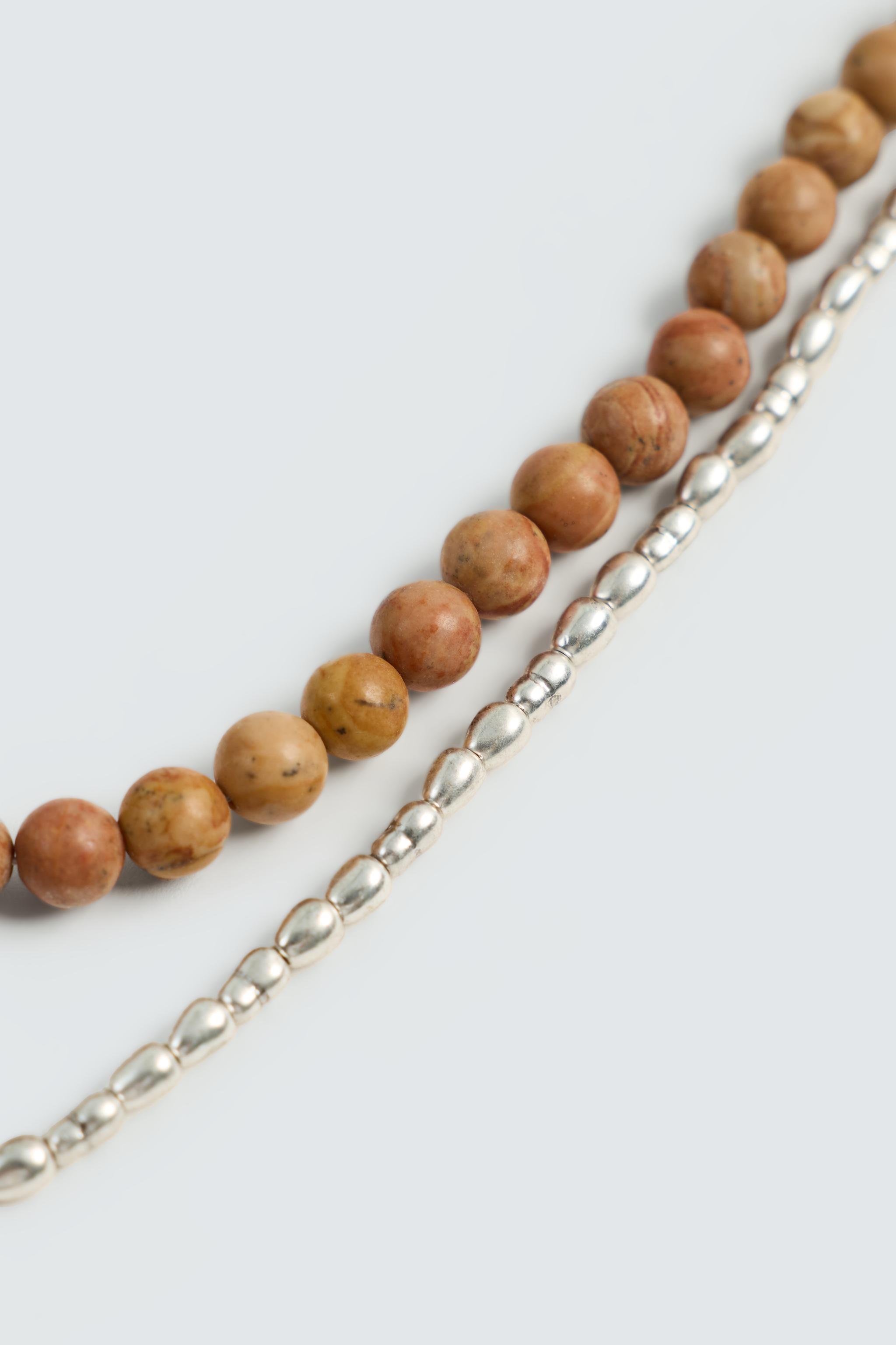 LOT DE 2 COLLIERS COMBINÉS
