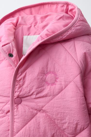 VESTE MATELASSÉE DÉPERLANTE - Rose de Zara - Image 4