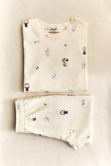 PYJAMA ENFANT PEANUTS™ - Citron vert clair de Zara - Image 5