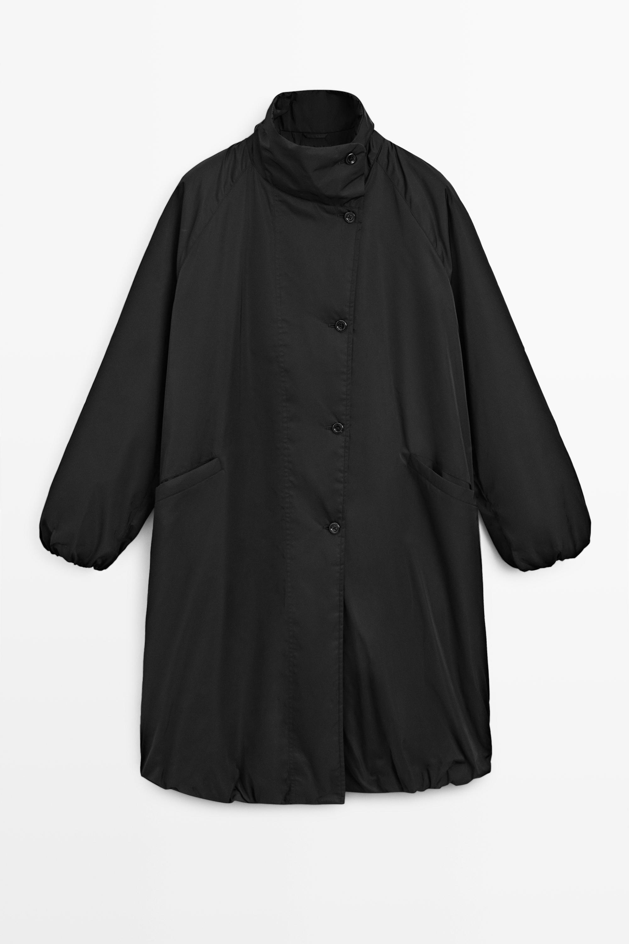 High neck puffer jacket