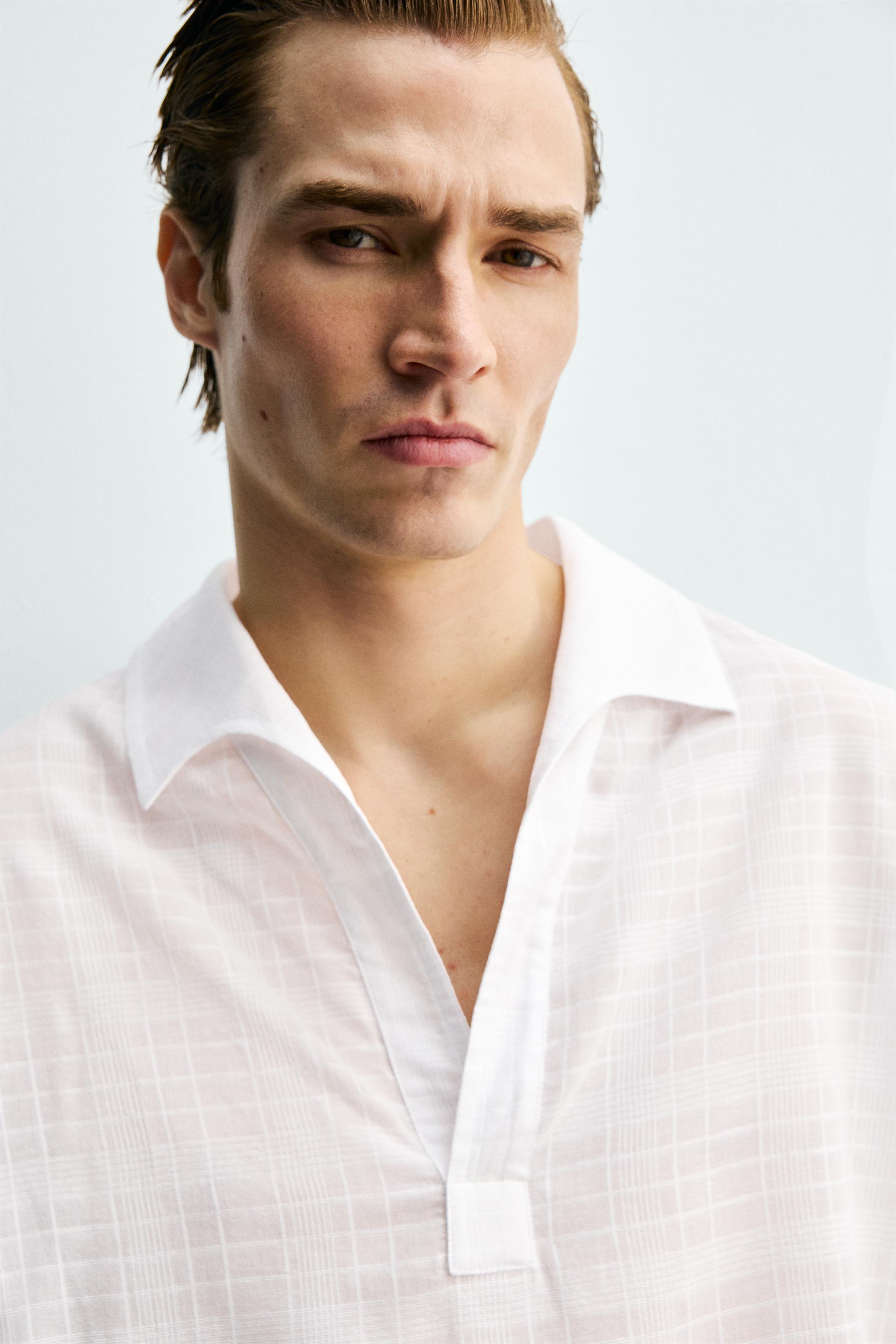 TEXTURED POLO SHIRT