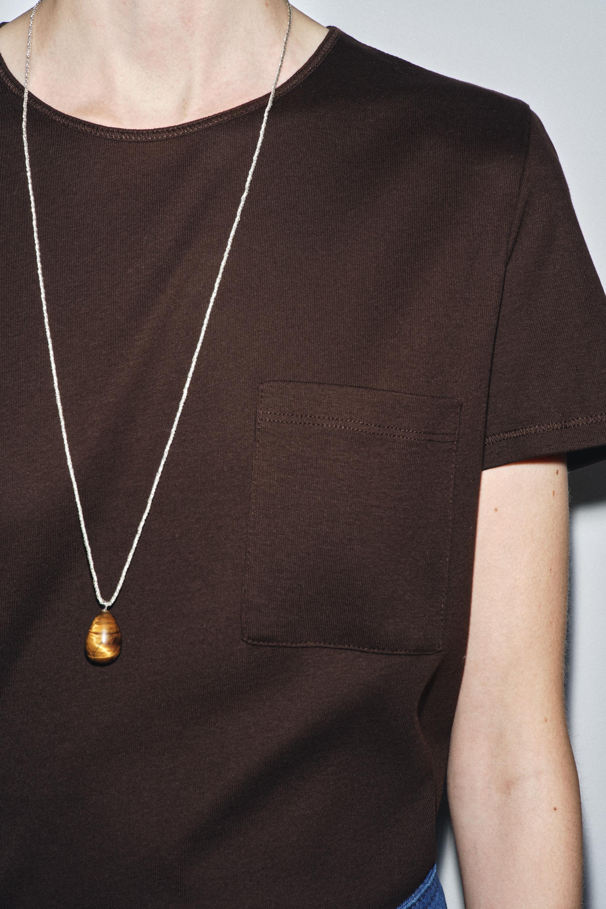 MERCERIZED COTTON T-SHIRT