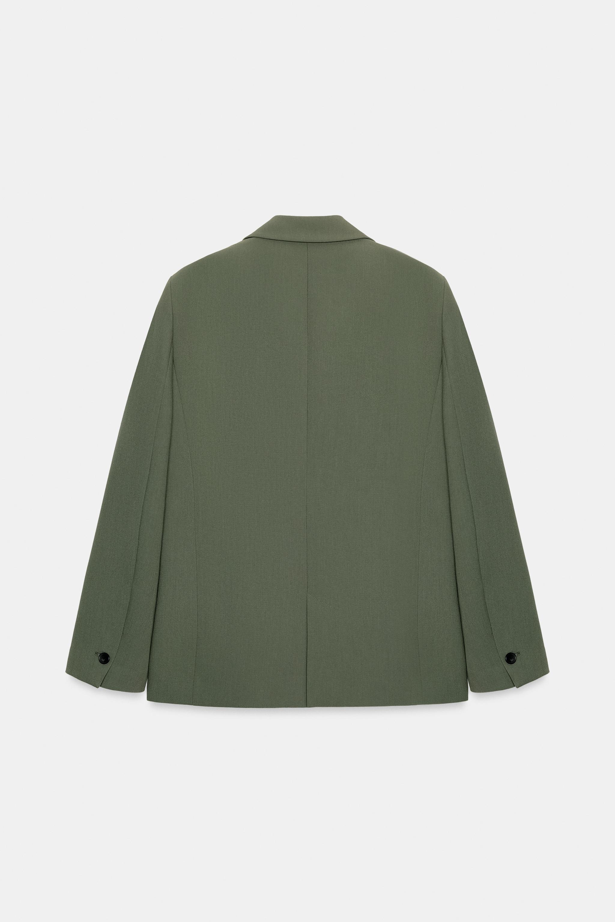 VESTE DROITE À ÉPAULETTES