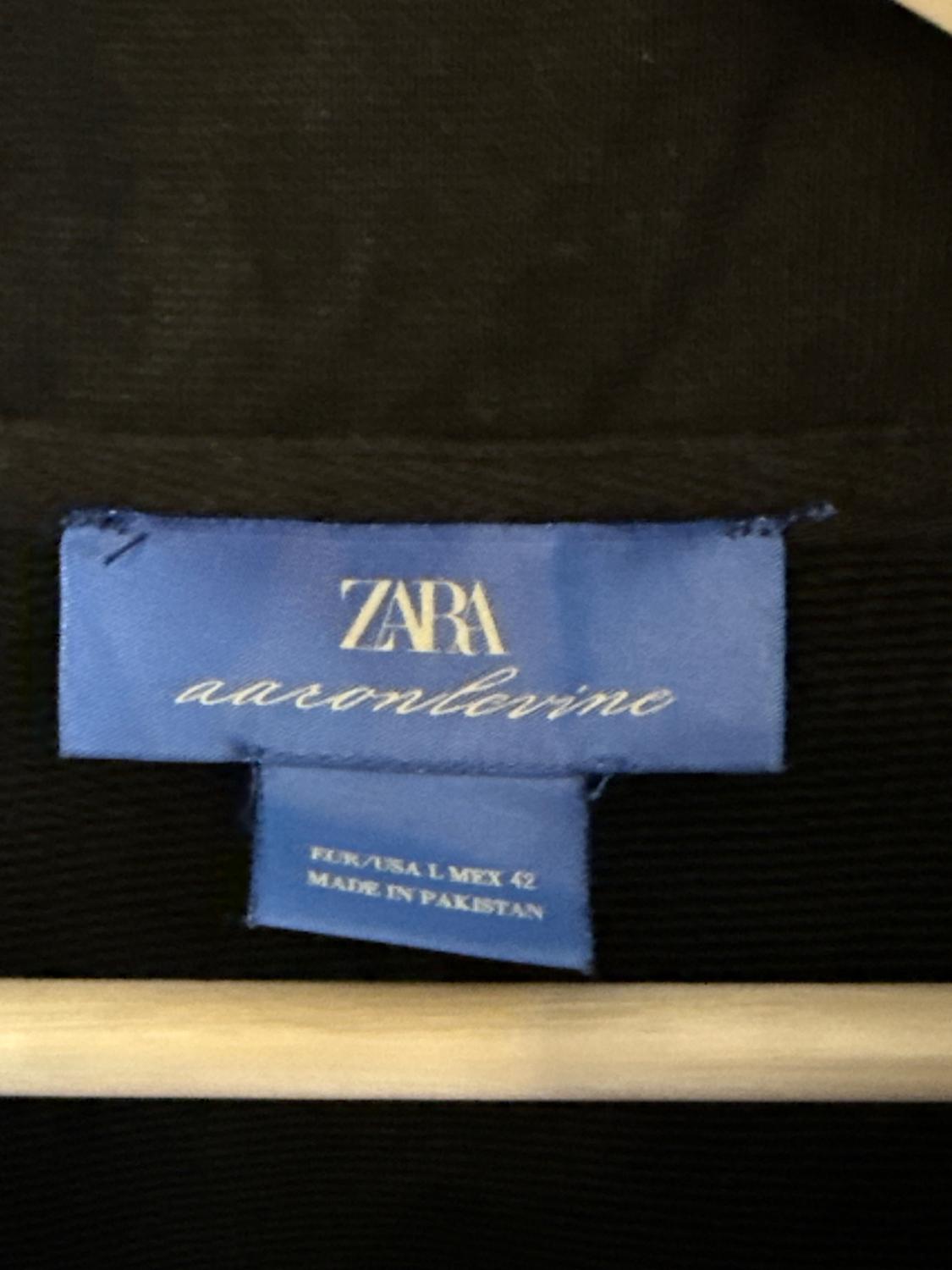 AARON LEVINE X ZARA QUARTER-ZIP SWEATSHIRT WITH TAPE DETAIL - Image 3