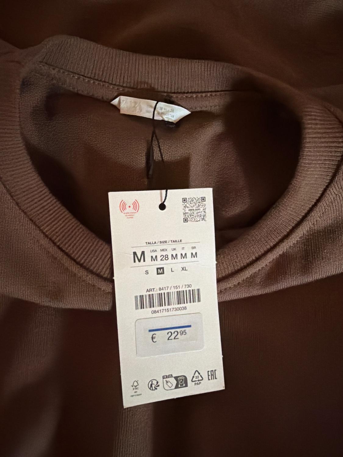 LONG SLEEVE CONTRAST SWEATSHIRT - Image 4