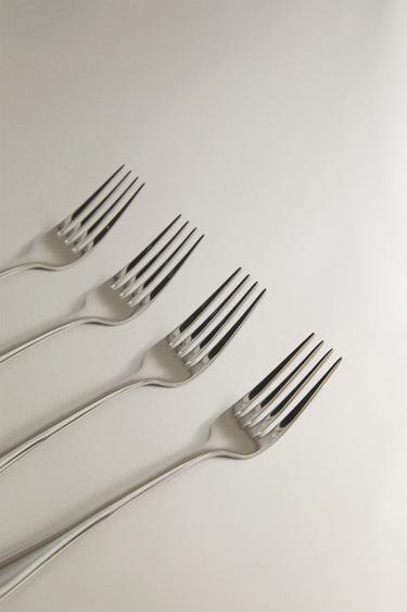 LOT FOURCHETTES BRUNCH CLASSIQUES (LOT DE 4) - Acier de Zara - Image 1