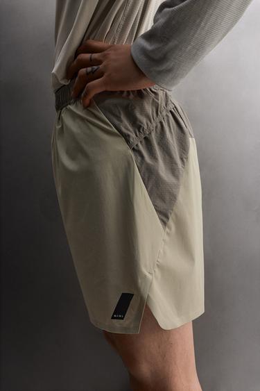 КОМБІНОВАНІ ШОРТИ ДЛЯ ТРЕЙЛРАННІНГУ - Сірий Zara