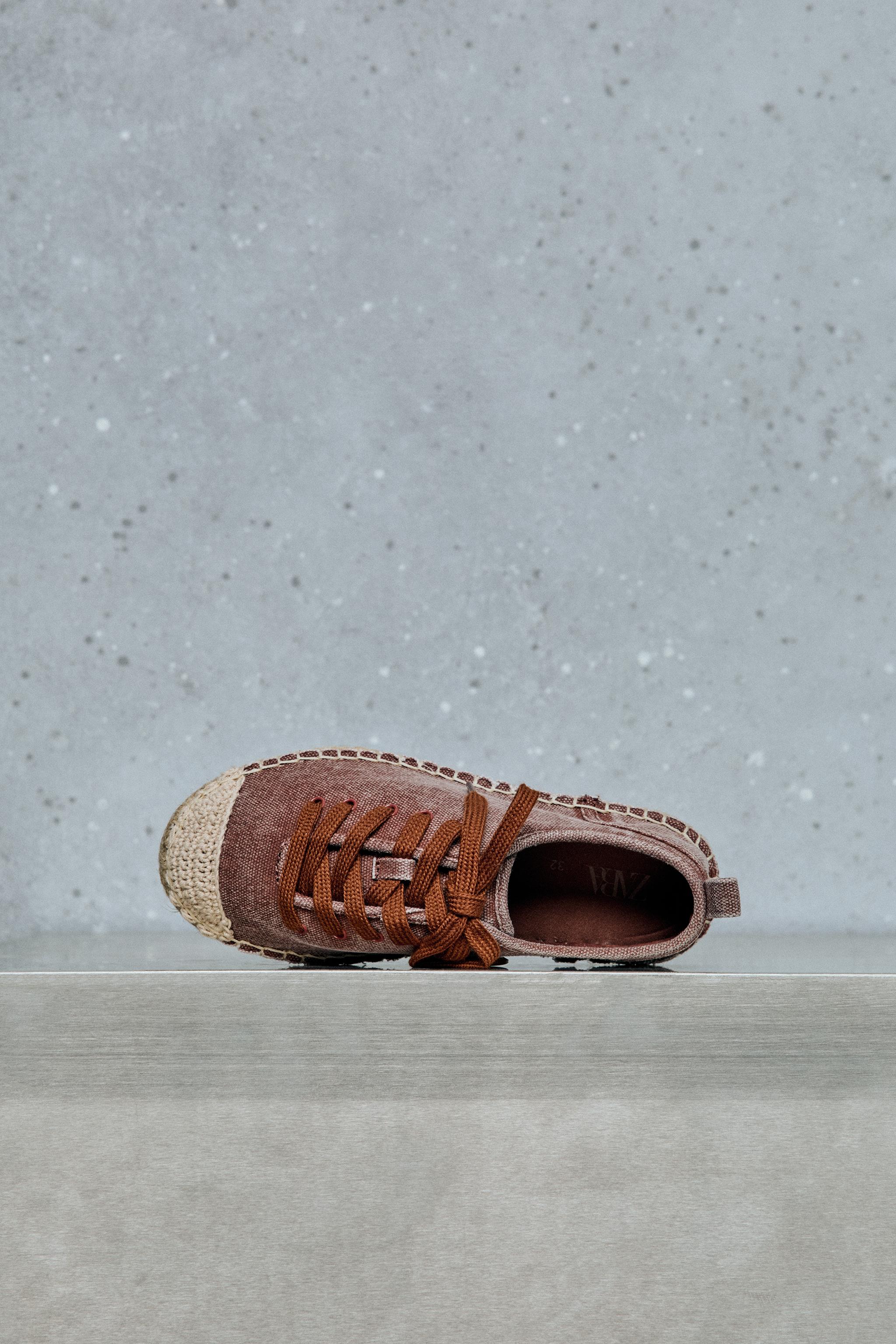 Детские кроссовки Zara STORIESZ - DENIM SNEAKERS — фото 9