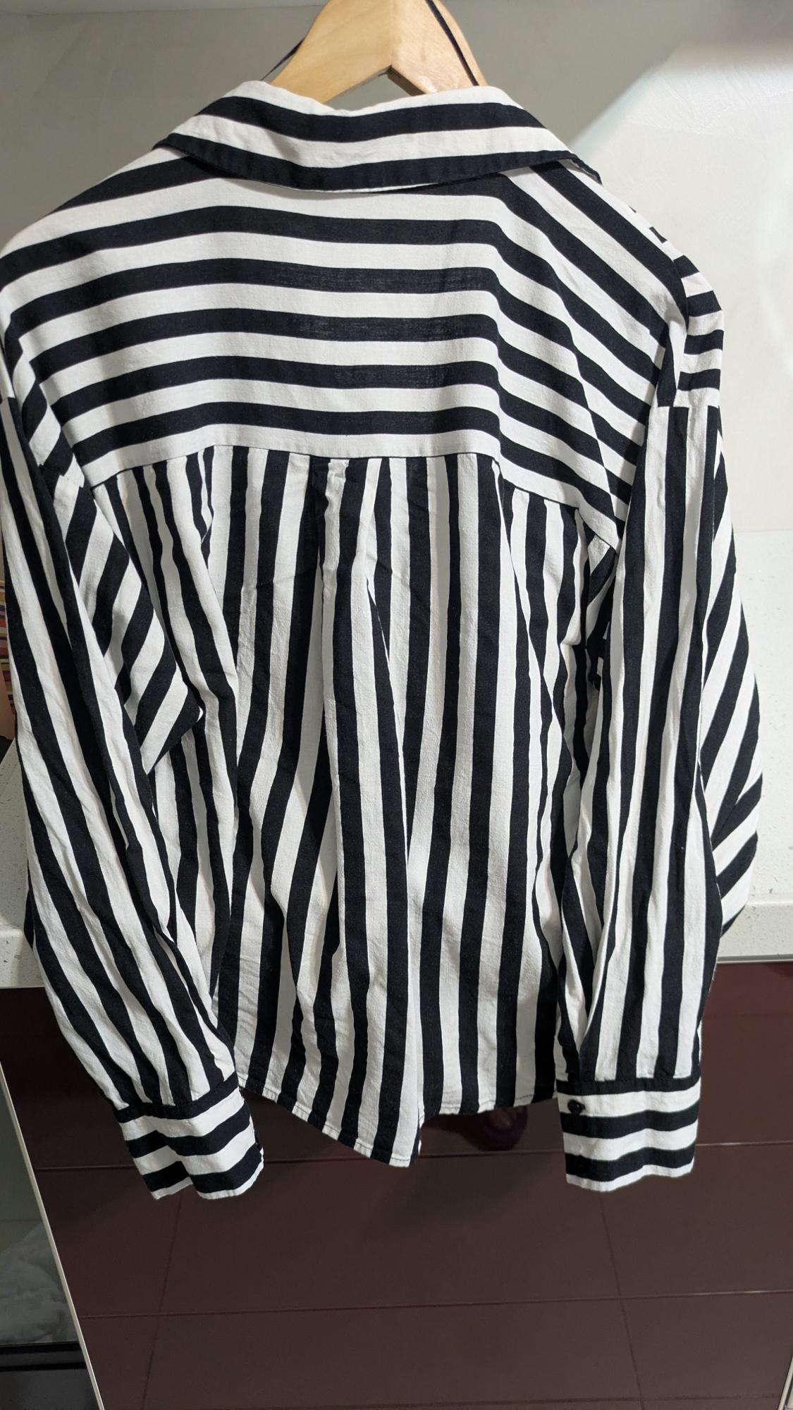 STRIPED LINEN BLEND SHIRT - Image 7