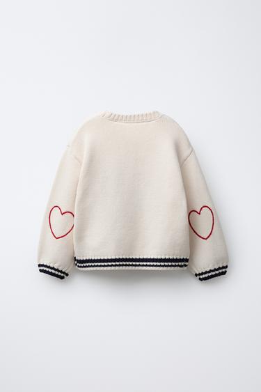 HELLO KITTY © SANRIO KNIT SWEATER - Ecru by Zara - Image 1