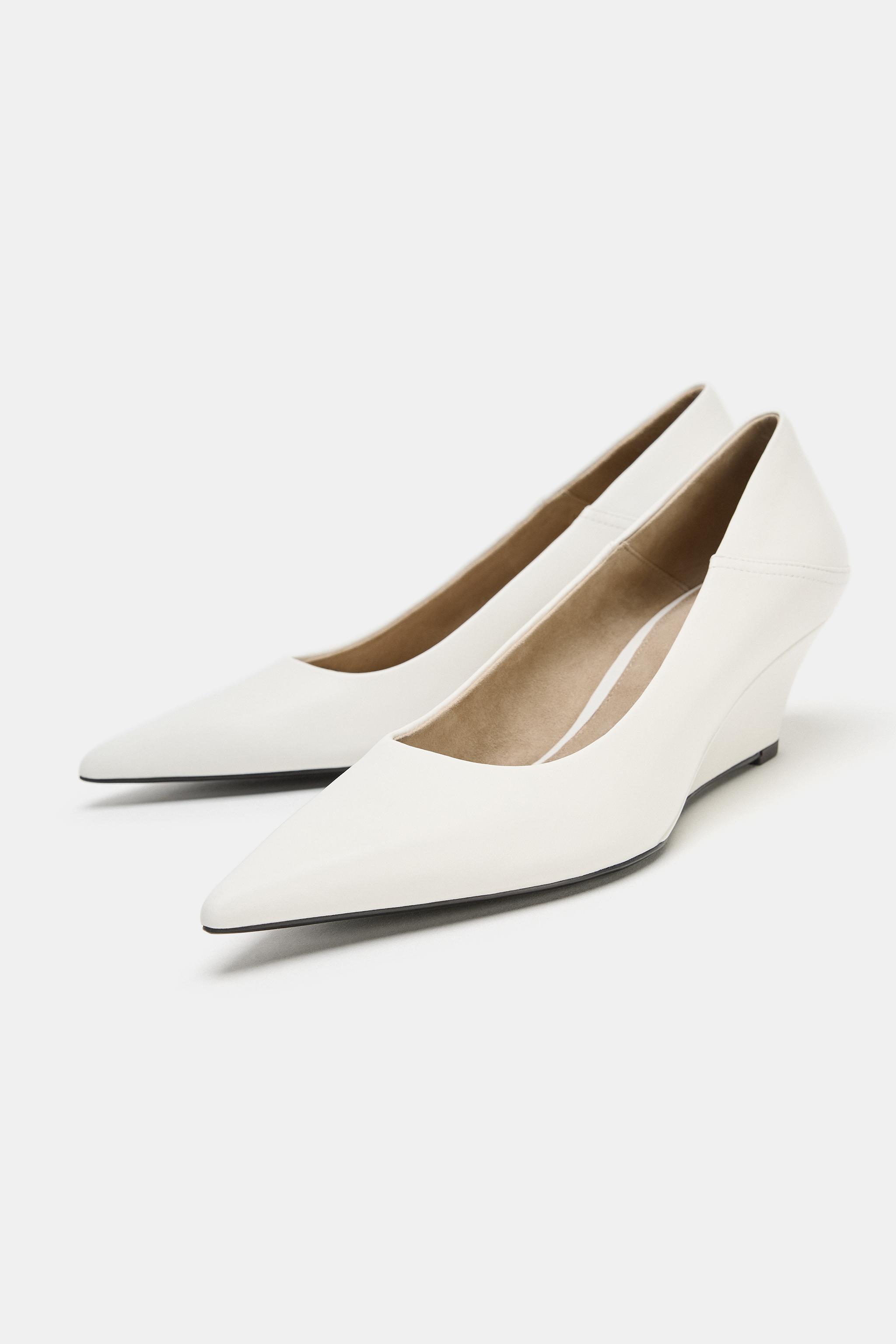 LIMITED EDITION LEATHER WEDGE SHOES