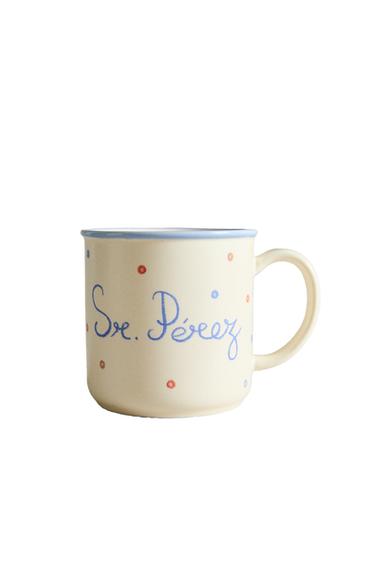 Zara KIDS CERAMIC MR. PÉREZ MUG - Multicolored