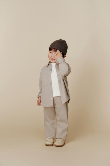 COMFORT TROUSERS - Light beige by Zara