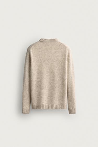 WOOL BLEND BOTONATO SWEATER — Beige 2