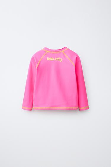 T-SHIRT DE BAIN HELLO KITTY © SANRIO - Fuchsia de Zara - Image 1