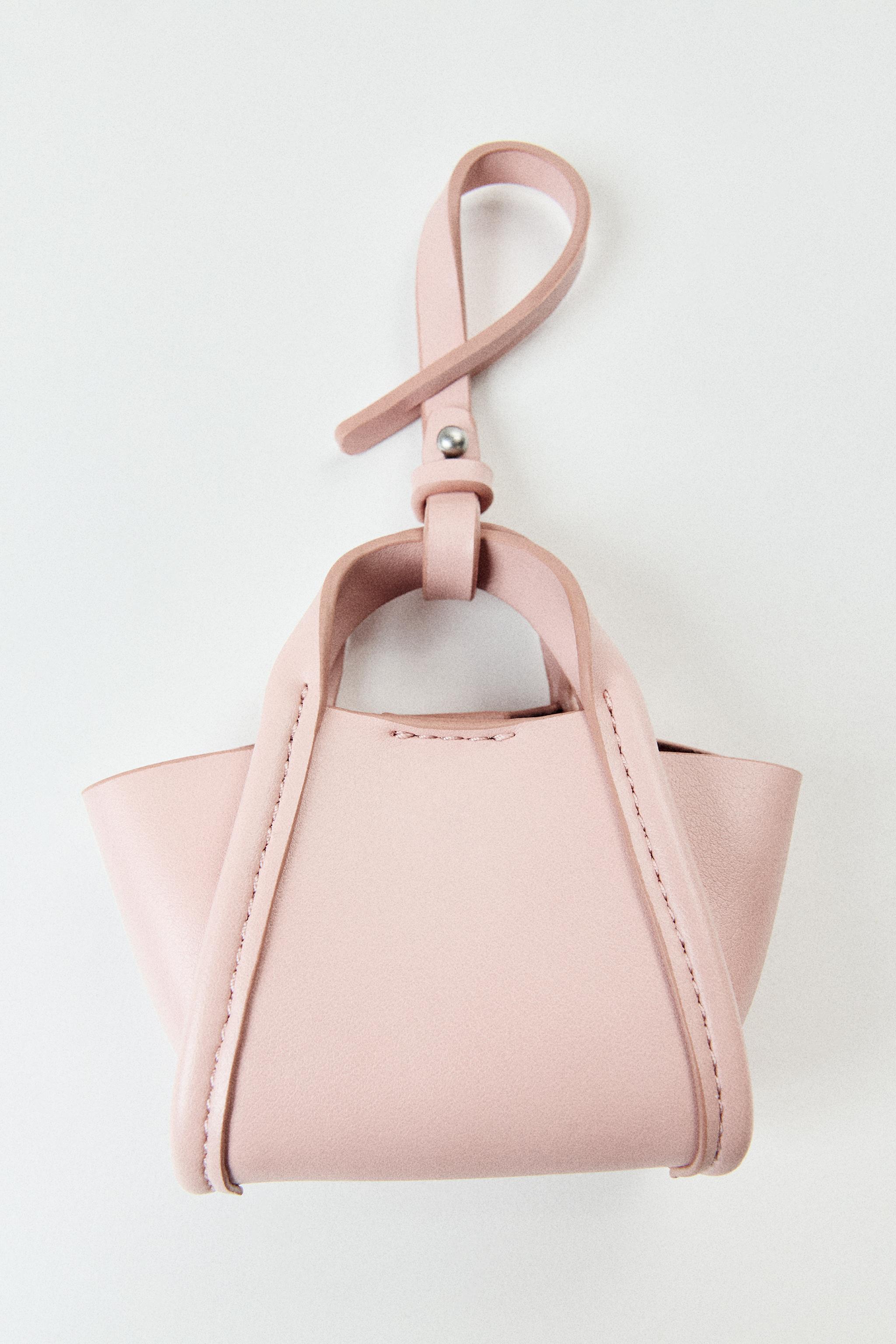 MINI HANDBAG CHARM — Pink