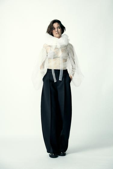 БРЮКИ BALLOON FIT — ЧЕРНЫЙ от Zara — изображение 0