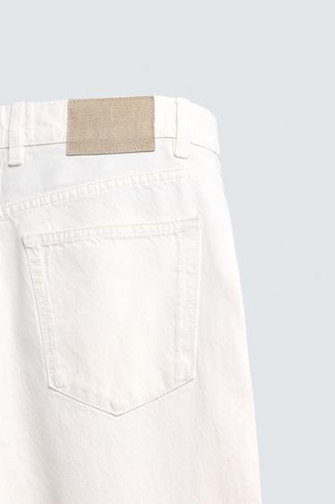 RELAXED FIT JEANS - White by Zara - Image 9