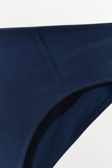 CULOTTE DOUX À COUTURES - Bleu de Zara - Image 6
