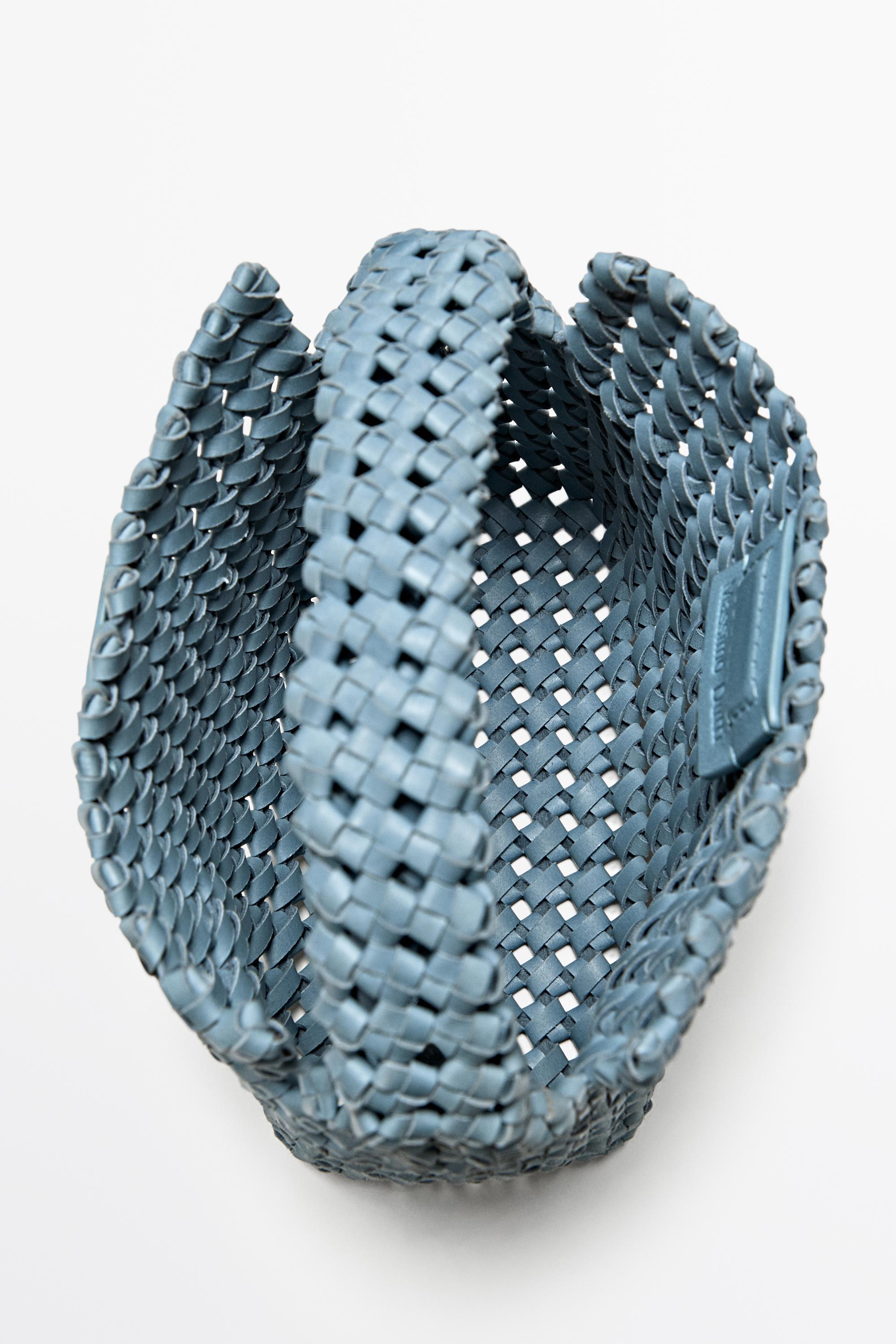Mini sac en cuir tressé