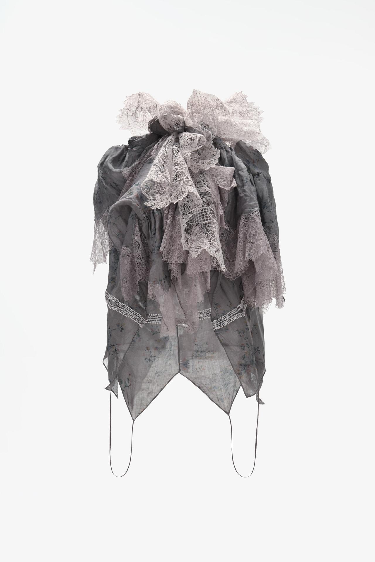 LIMITED EDITION 100% RAMIE COMBINED TOP — Printed