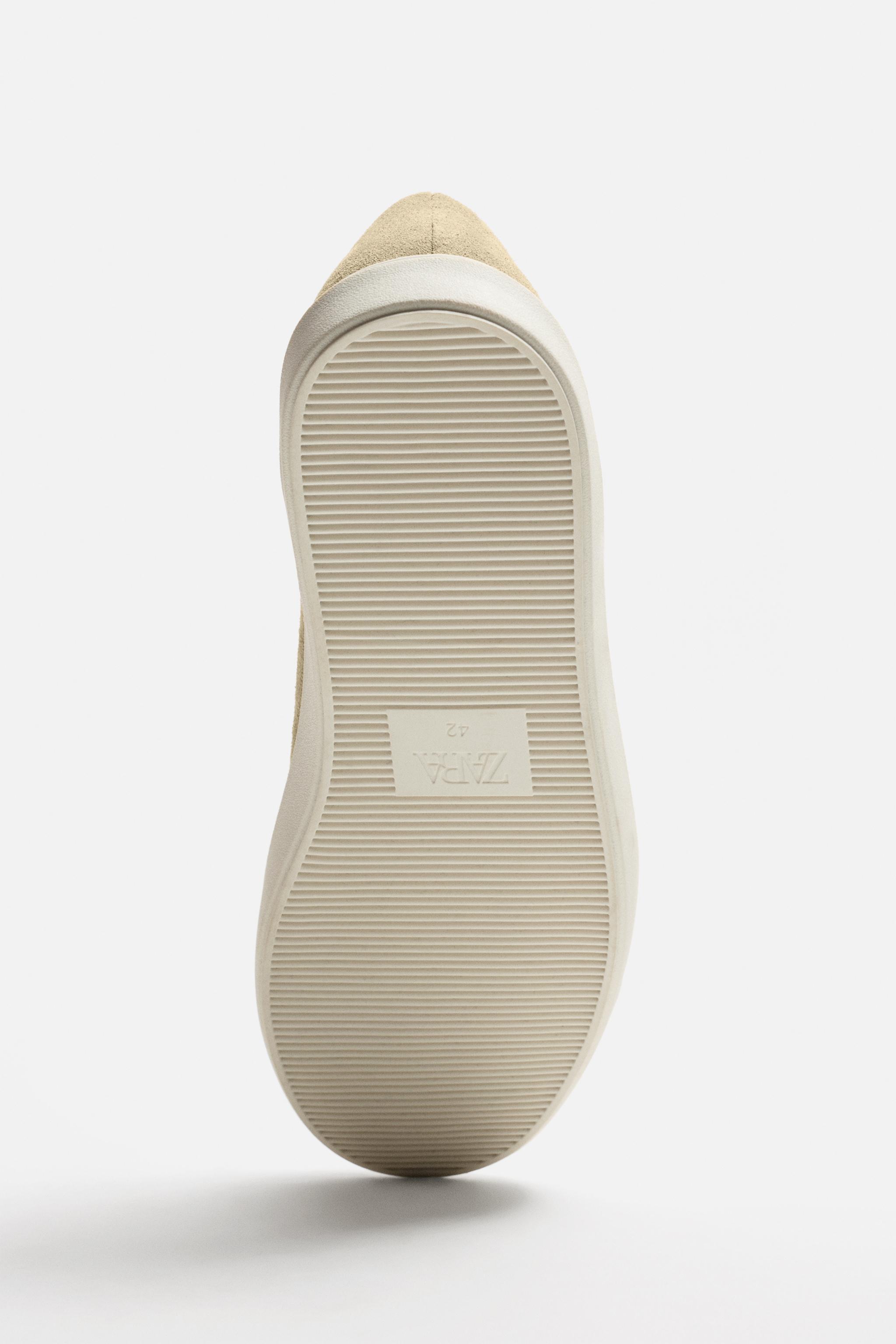 LEATHER SHOES - Beige | ZARA United States LEATHER SHOES - Beige | ZARA United States