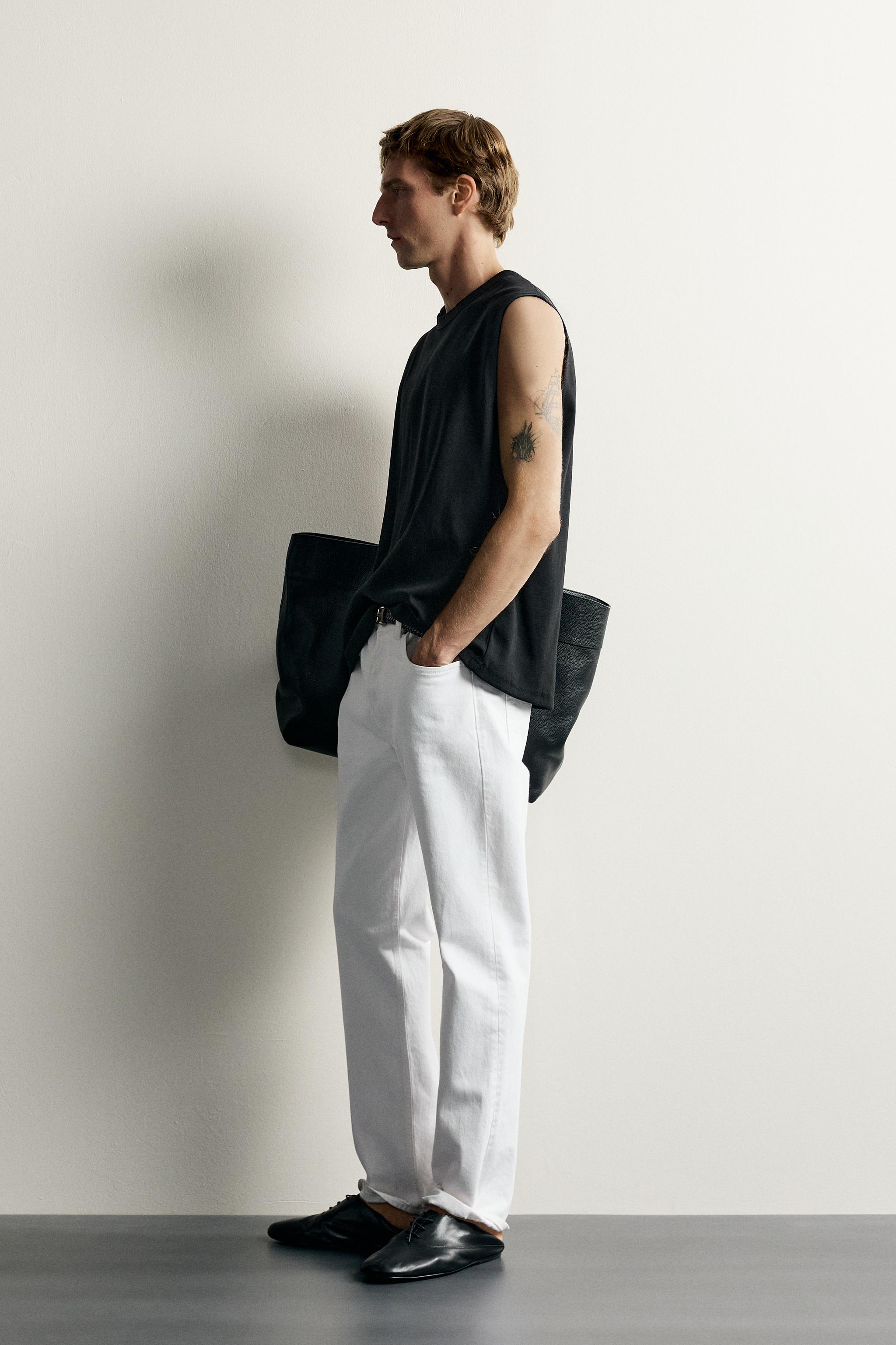 TANK TOP WITH COMBINED NECKLINE