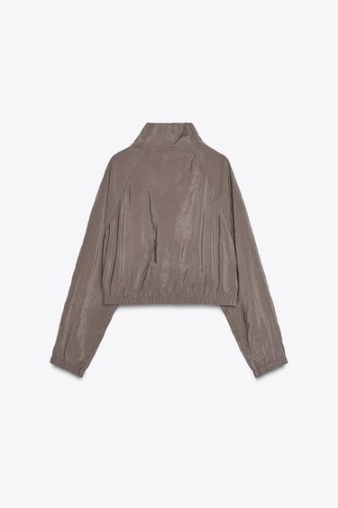 SWEATSHIRT JACKET - Chocolate brown by Zara - Image 6