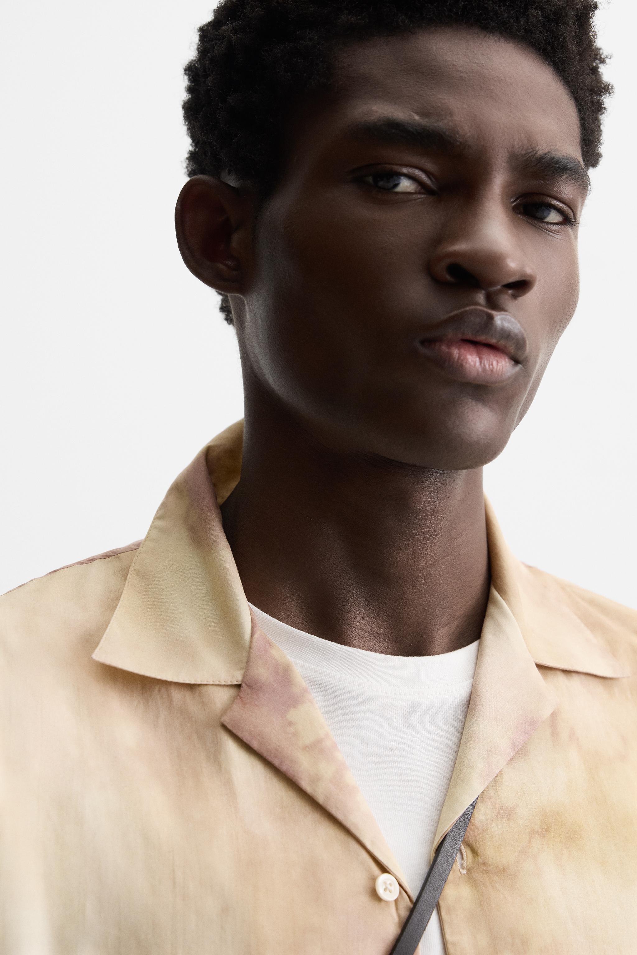 スペイン発送 ZARA アブストラクトプリントシャツ カジュアル アブストラクト プリント シャツ - マルチカラ― | ZARA Japan / 日本