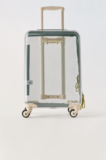 TRAVEL CABIN SUITCASE - Green by Zara