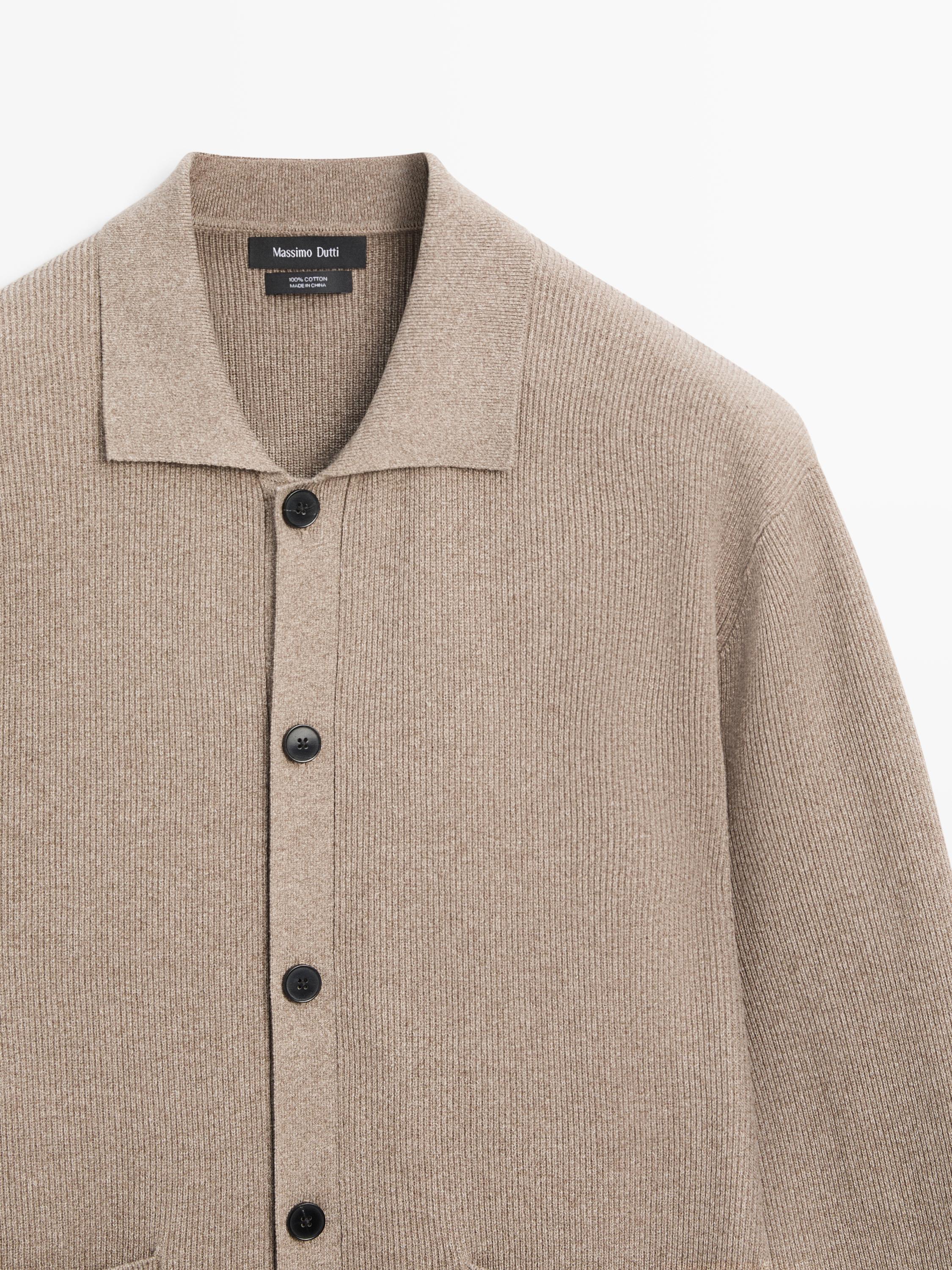 Cardigan en maille de coton