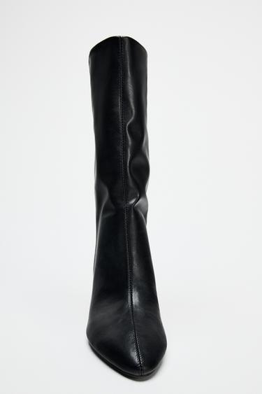 BOTTES EFFET FROISSÉ - Noir de Zara - Image 3