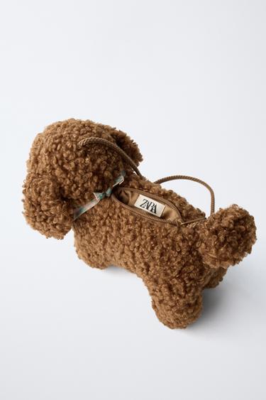 SAC CHIEN EN FAUSSE FOURRURE - Marron de Zara - Image 4