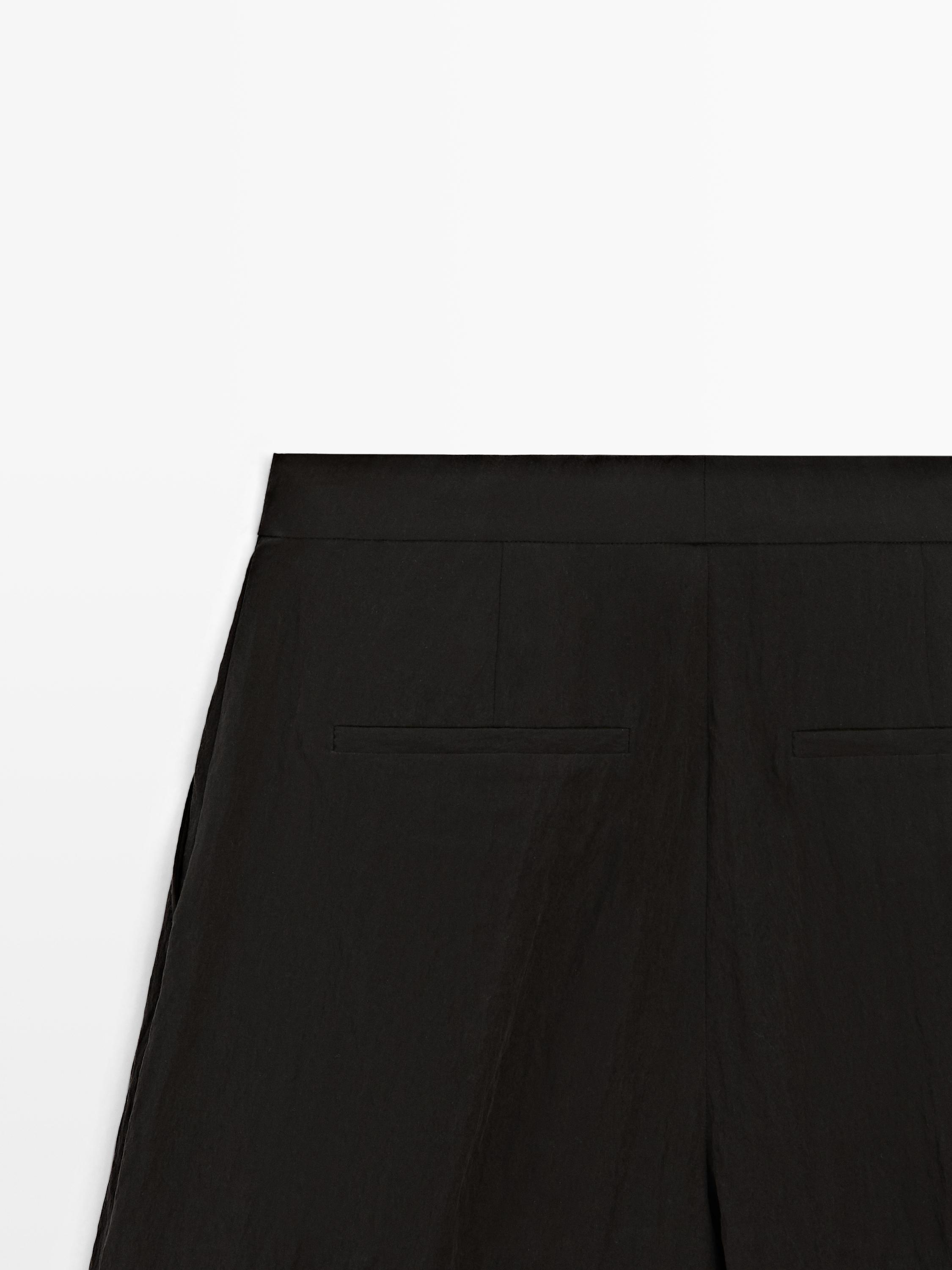 Technical fabric Bermuda shorts