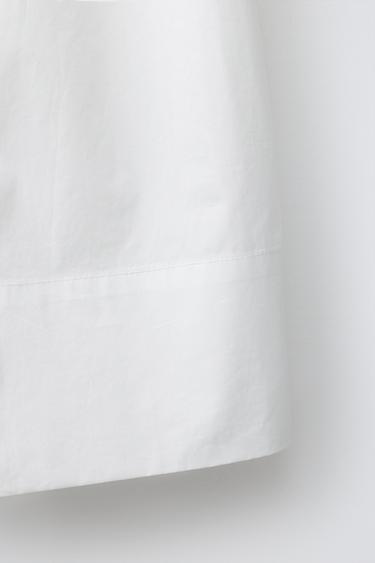PANTALON BALLON POPELINE - Blanc de Zara - Image 3