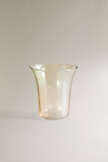 Zara FLARED GLASS TUMBLER - 藍色
