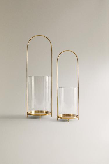 GOLDEN GLASS LANTERN - Golden by Zara - Image 0