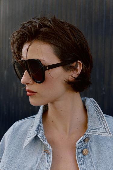 BLOUSON EN DENIM Z1975 - Bleu clair de Zara - Image 2